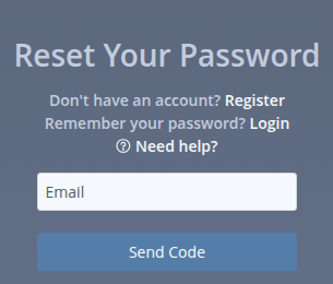 Crewlap Back Office password reset form Crewlap Back Office password reset form